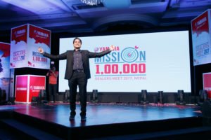 Image of Vikas Jain as a Corporate Speaker @ Yamaha Dealers Meet (Kathmandu)